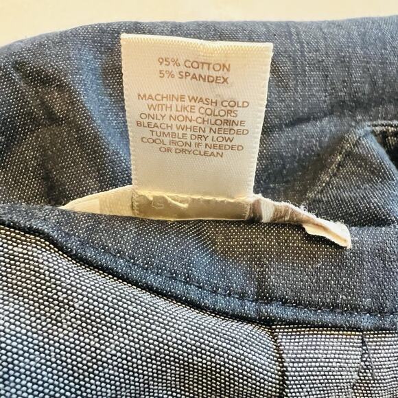 Ann Taylor Petite Loft Slate Blue Knee-Length Pencil Skirt 6P (A0131) - Picture 5 of 5